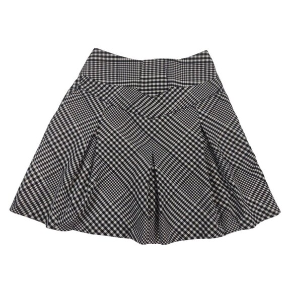 Y2K Marciano Plaid Pleated Schoolgirl Mini Skirt Sz 0 Preppy Lolita Sweet - Picture 5 of 7